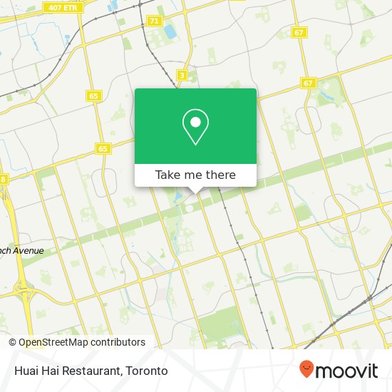 Huai Hai Restaurant, 1883 McNicoll Ave Toronto, ON M1V 5M3 plan