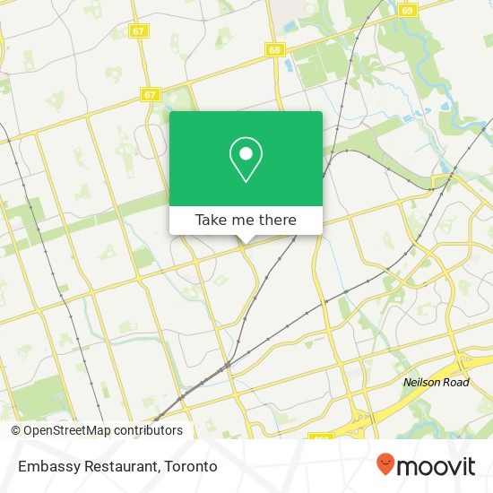 Embassy Restaurant map