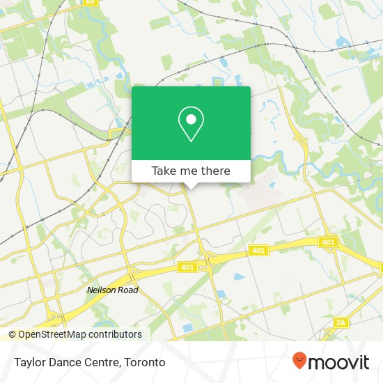 Taylor Dance Centre map