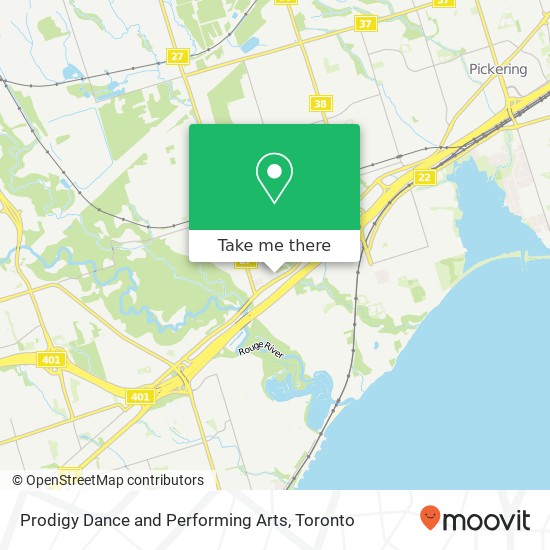 Prodigy Dance and Performing Arts, 376 Kingston Rd Pickering, ON L1V 6K4 map