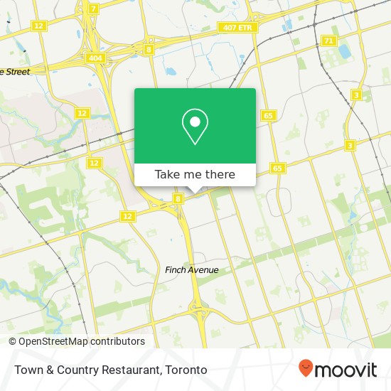 Town & Country Restaurant, 3160 Steeles Ave E Markham, ON L3R plan