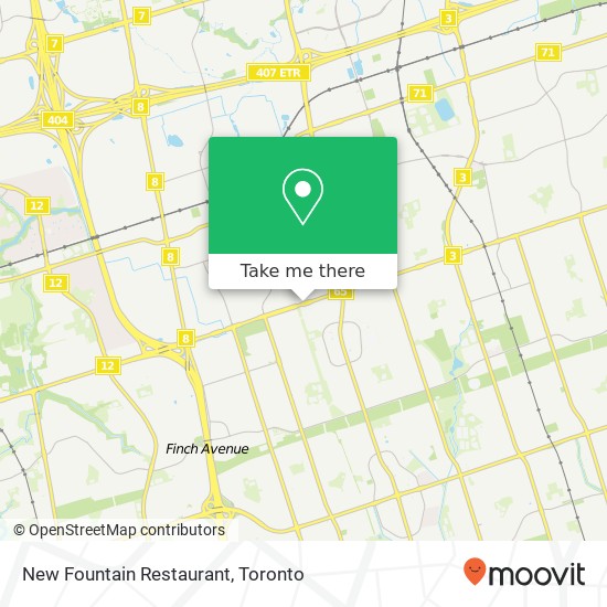 New Fountain Restaurant, 3636 Steeles Ave E Markham, ON L3R map