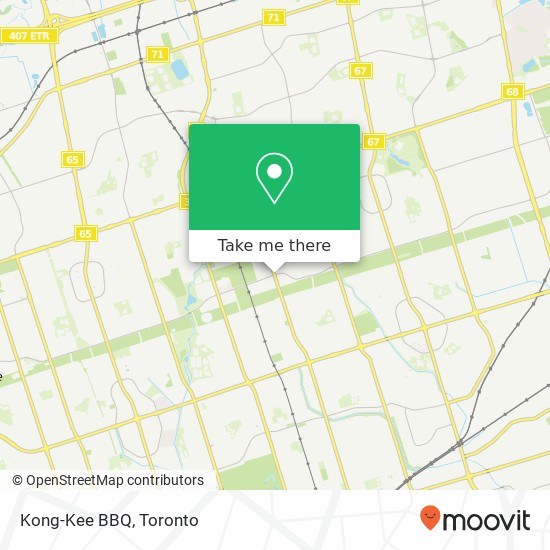 Kong-Kee BBQ, 3833 Midland Ave Toronto, ON M1V plan