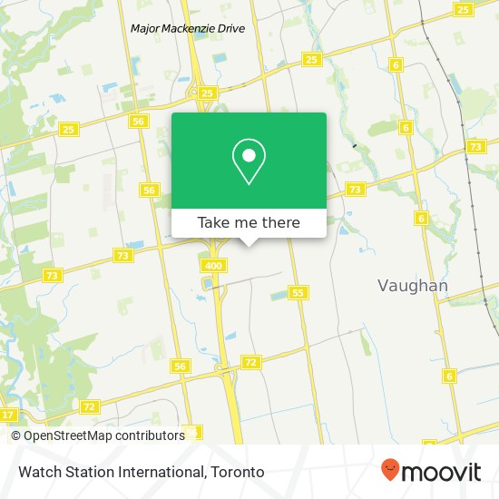 Watch Station International, Vaughan, ON L4K map