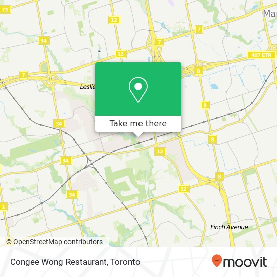 Congee Wong Restaurant, Circle Ct Markham, ON L3T 7M3 map