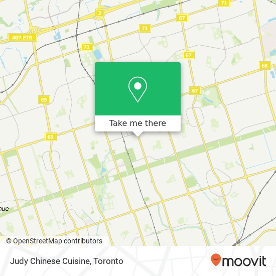 Judy Chinese Cuisine, 3838 Midland Ave Toronto, ON M1V 5K5 plan