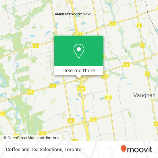Coffee and Tea Selections, 3540 Rutherford Rd Vaughan, ON L4H 3T8 map