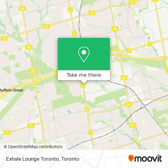 Exhale Lounge Toronto plan