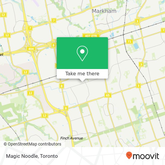 Magic Noodle, 686 Denison St Markham, ON L3R 1C1 map