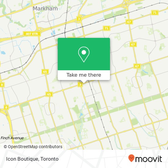 Icon Boutique, Steeles Ave E Toronto, ON M1V map