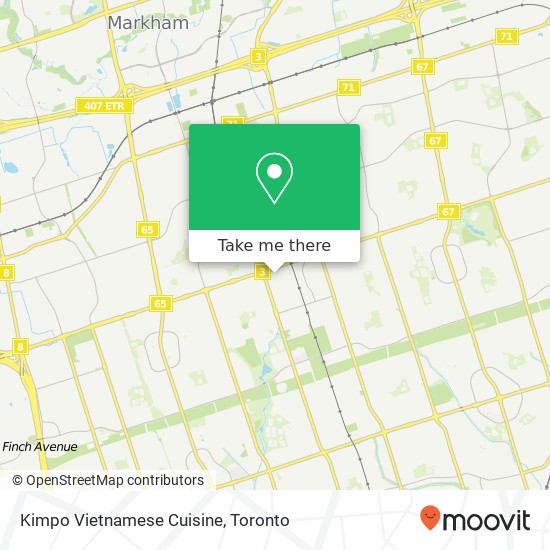 Kimpo Vietnamese Cuisine, 58 Redlea Ave Toronto, ON M1V map