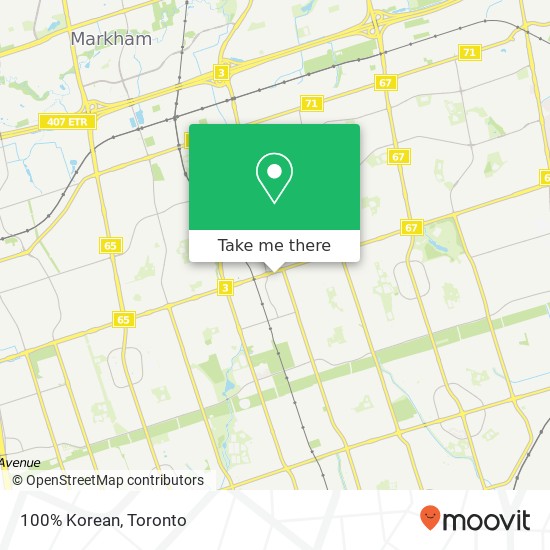 100% Korean, 4779 Steeles Ave E Toronto, ON M1V 4S5 plan