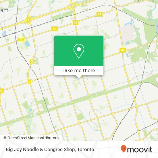 Big Joy Noodle & Congree Shop, 250 Alton Towers Cir Toronto, ON M1V plan