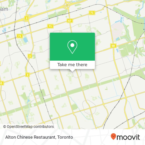 Alton Chinese Restaurant, 250 Alton Towers Cir Toronto, ON M1V plan