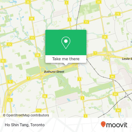 Ho Shin Tang, 338 HWY-7 Richmond Hill, ON L4C map