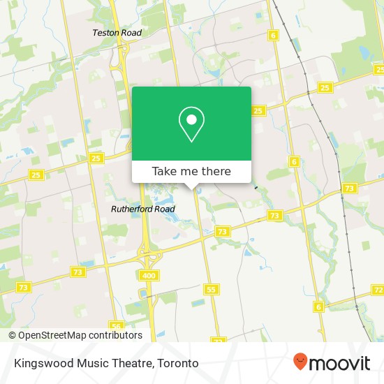 Kingswood Music Theatre map
