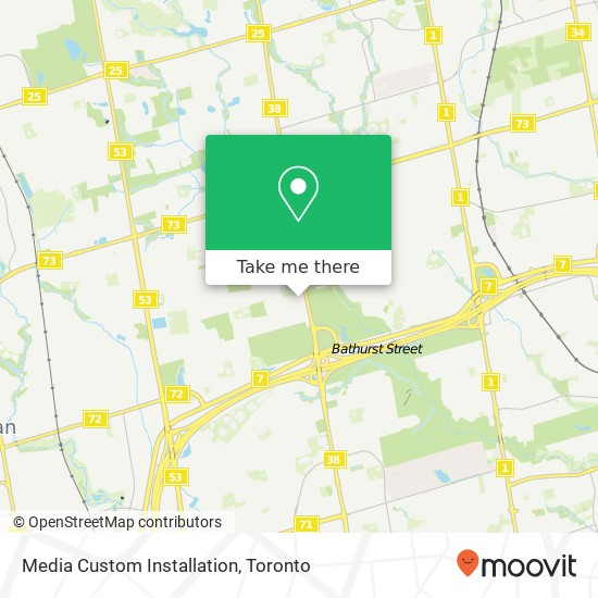 Media Custom Installation, 131 Cabernet Rd Vaughan, ON L4J 8V7 map