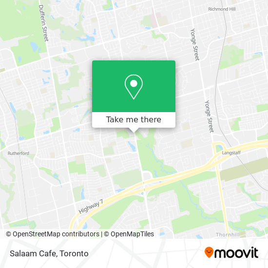 Salaam Cafe map