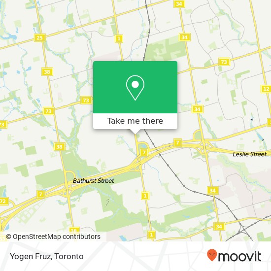 Yogen Fruz, 8771 Yonge St Richmond Hill, ON L4C map