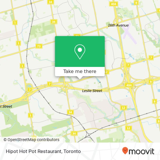 Hipot Hot Pot Restaurant, 350 HWY-7 E Richmond Hill, ON L4B plan