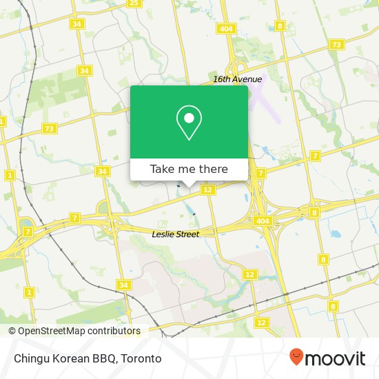 Chingu Korean BBQ, 280 W Beaver Creek Rd Richmond Hill, ON L4B map