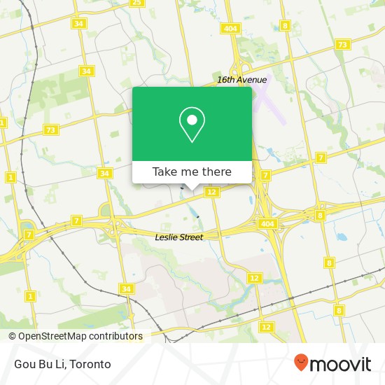 Gou Bu Li, 280 W Beaver Creek Rd Richmond Hill, ON L4B 3Z1 map