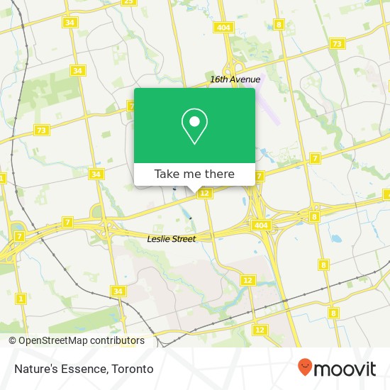 Nature's Essence, 550 HWY-7 E Richmond Hill, ON L4B 3Z4 map