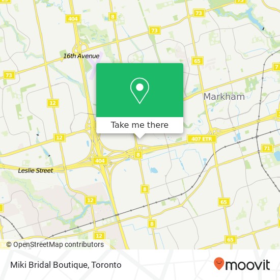 Miki Bridal Boutique, 8241 Woodbine Ave Markham, ON L3R 2P1 map