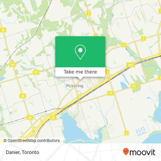 Danier, 1355 Kingston Rd Pickering, ON L1V 1B8 map