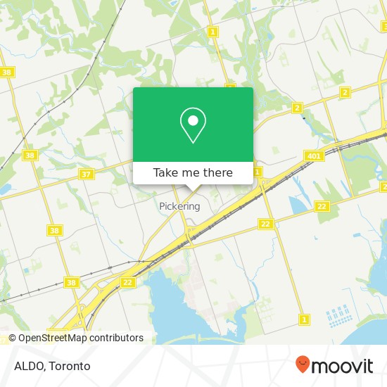 ALDO, 1355 Kingston Rd Pickering, ON L1V map