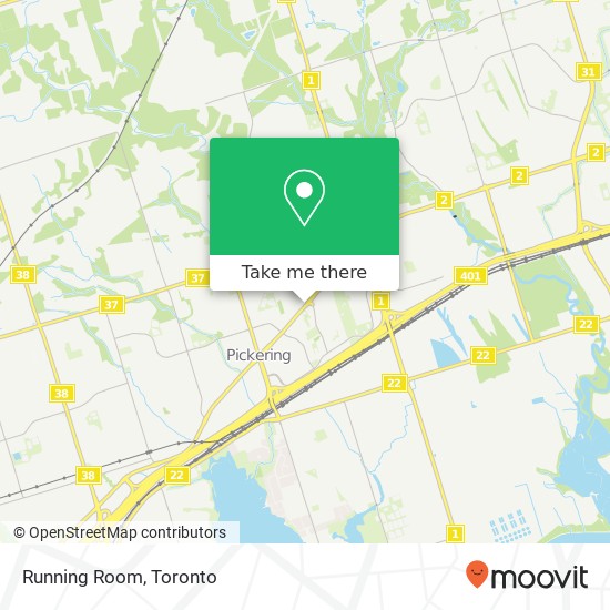 Running Room, 1450 Kingston Rd Pickering, ON L1V map