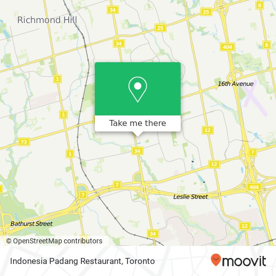 Indonesia Padang Restaurant, 9019 Bayview Ave Richmond Hill, ON L4B 3M6 map
