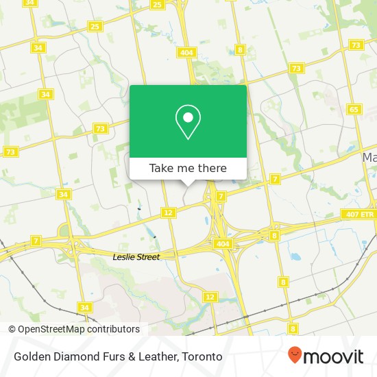 Golden Diamond Furs & Leather, 160 E Beaver Creek Rd Richmond Hill, ON L4B 3L4 plan