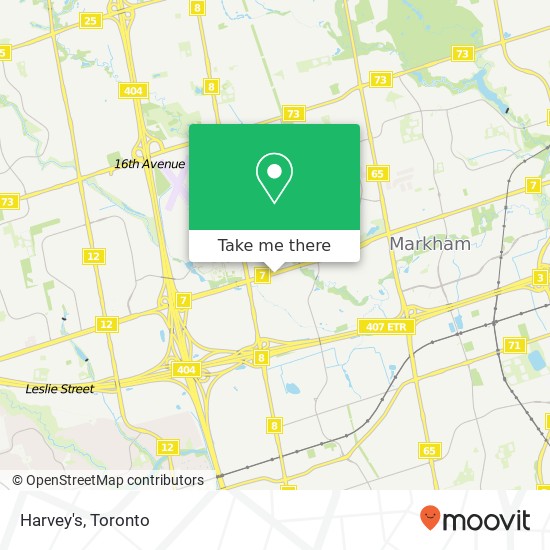 Harvey's, 3155 HWY-7 Markham, ON L3R plan