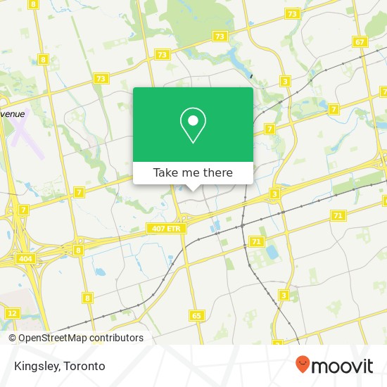 Kingsley, Upper Duke Cres Markham, ON L6G 0C3 map