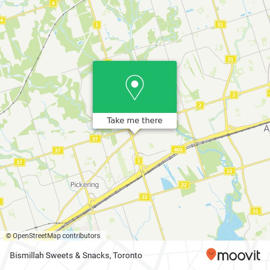 Bismillah Sweets & Snacks, 1725 Kingston Rd Pickering, ON L1V 4L9 map