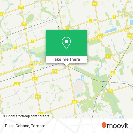 Pizza Cabana, 6001 14th Ave Markham, ON L3S 0A2 map