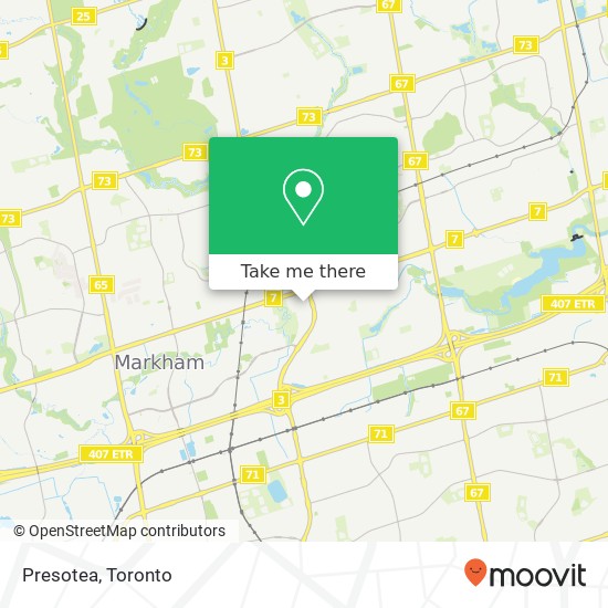 Presotea, 8390 Kennedy Rd Markham, ON L3R 0W4 map