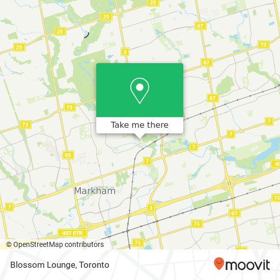 Blossom Lounge, 157 Main Street Unionville Markham, ON L3R map