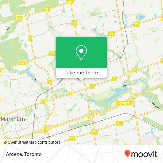 Ardene, Markham, ON L3R map