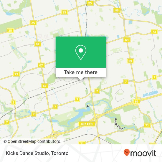 Kicks Dance Studio, 50 Bullock Dr Markham, ON L3P 3P2 map