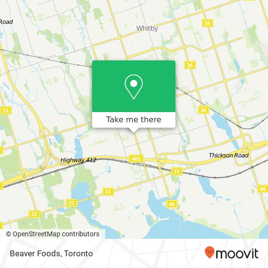 Beaver Foods, 600 Henry St Whitby, ON L1N 5C7 map