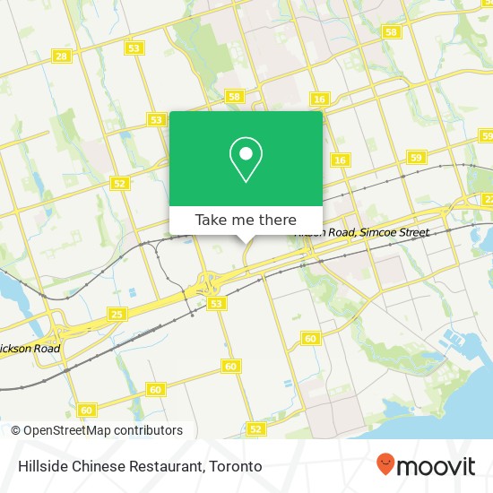 Hillside Chinese Restaurant, 303 Hillside Ave Oshawa, ON L1J 1T4 map