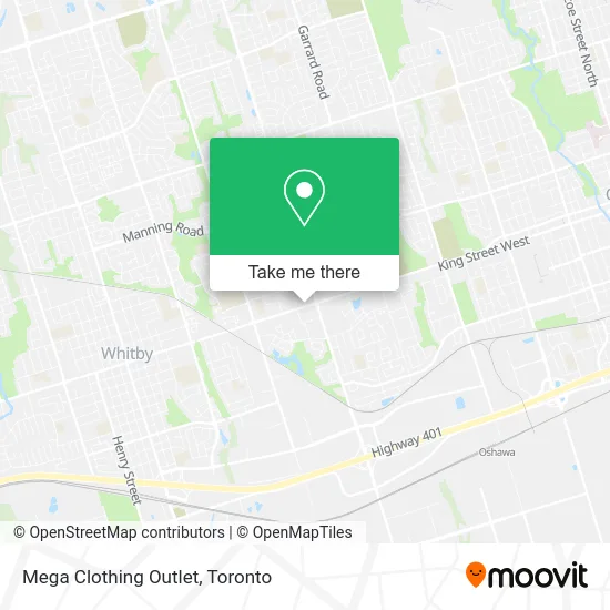 Mega Clothing Outlet map