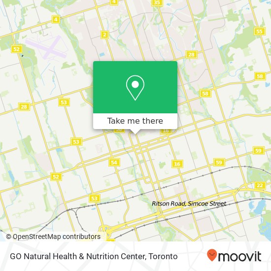 GO Natural Health & Nutrition Center, 122 Simcoe St N Oshawa, ON L1G 4S5 map