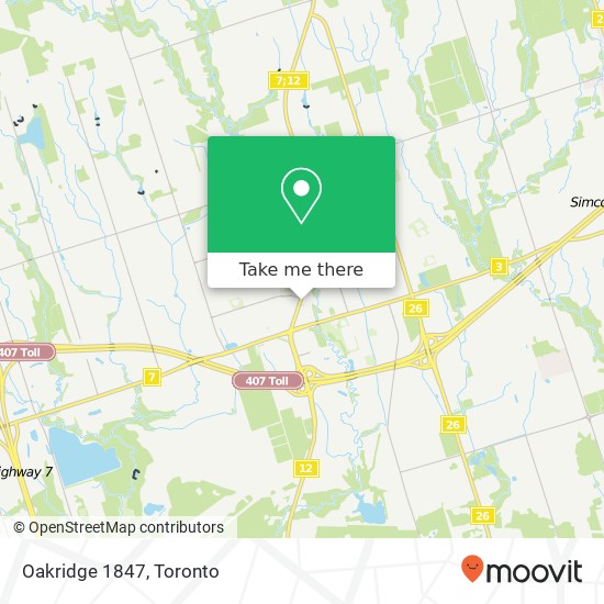 Oakridge 1847, 45 Baldwin St N Whitby, ON L1M 1A2 map