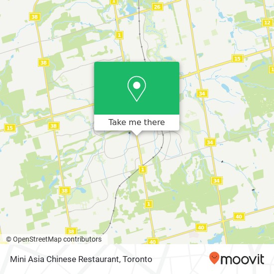 Mini Asia Chinese Restaurant, 14810 Yonge St Aurora, ON L4G map