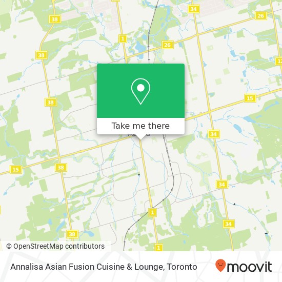 Annalisa Asian Fusion Cuisine & Lounge, 15171 Yonge St Aurora, ON L4G 1M1 map