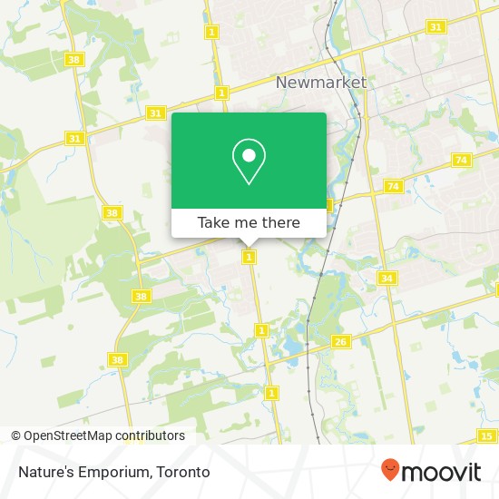 Nature's Emporium, 16655 Yonge St Newmarket, ON L3X map