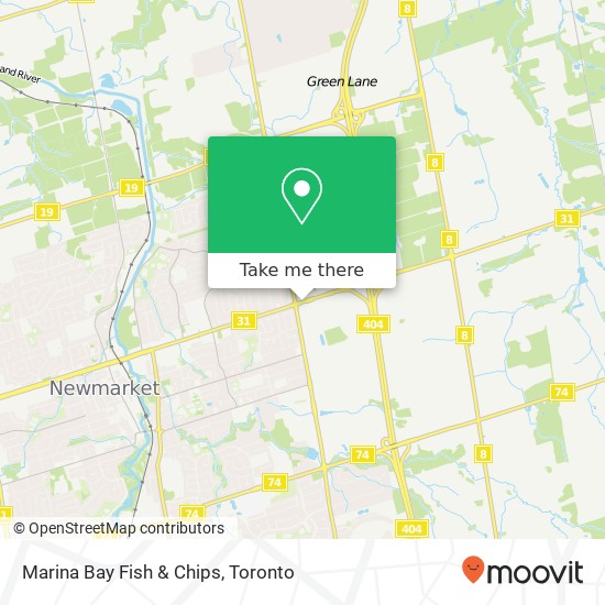 Marina Bay Fish & Chips, 1111 Davis Dr Newmarket, ON L3Y map